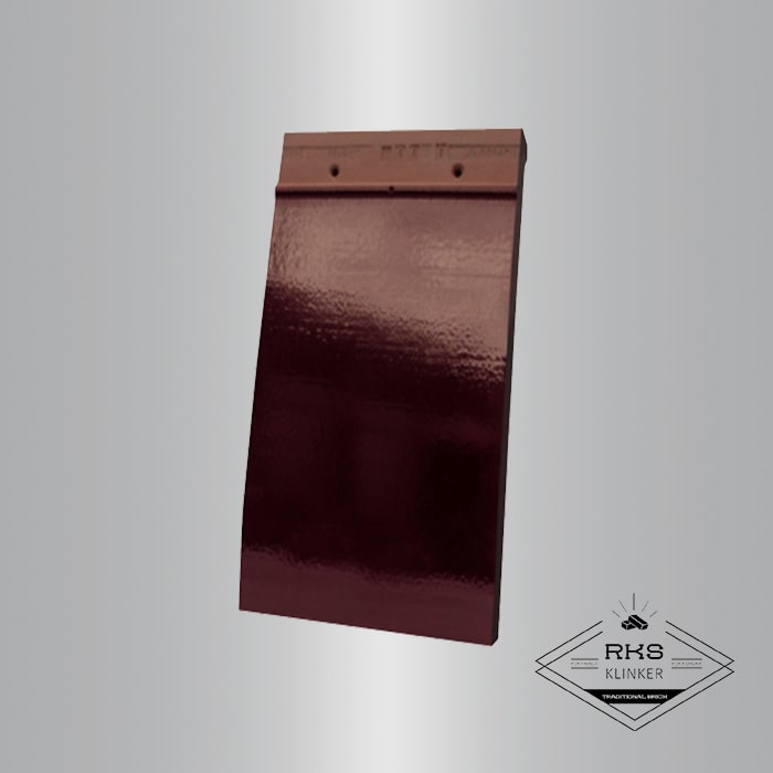 Керамическая черепица Koramic, Plain Tile Smooth, Wine Red Glazed в Курске